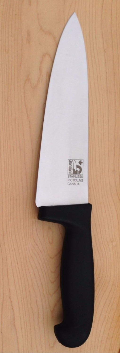 POLY Chef knife; straight blade 8