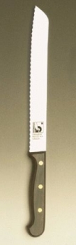 REGULAR Bread knife; serrated blade 8"