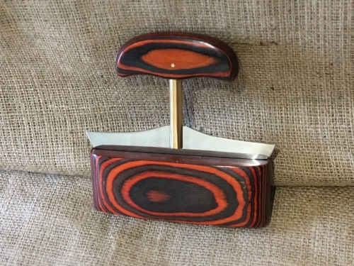Ulu Knife and kitchen block