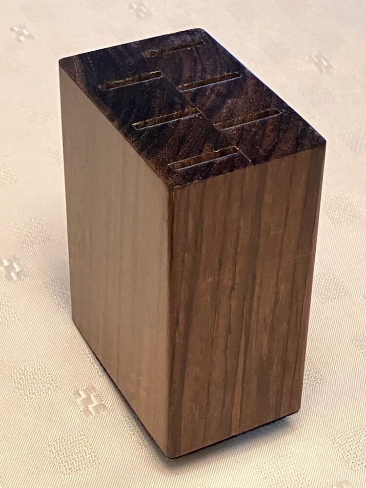 Steak Knife Block Rosewood