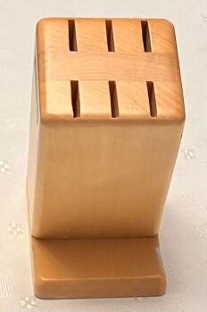 Steak Knife Block- Solid Canadian Poplar