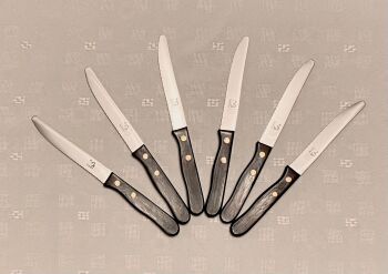 Steak Knives Set- 6 x Regular Tomato/Steak Knives