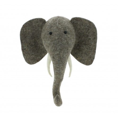 Fiona Walker England Elephant Head (Mini)