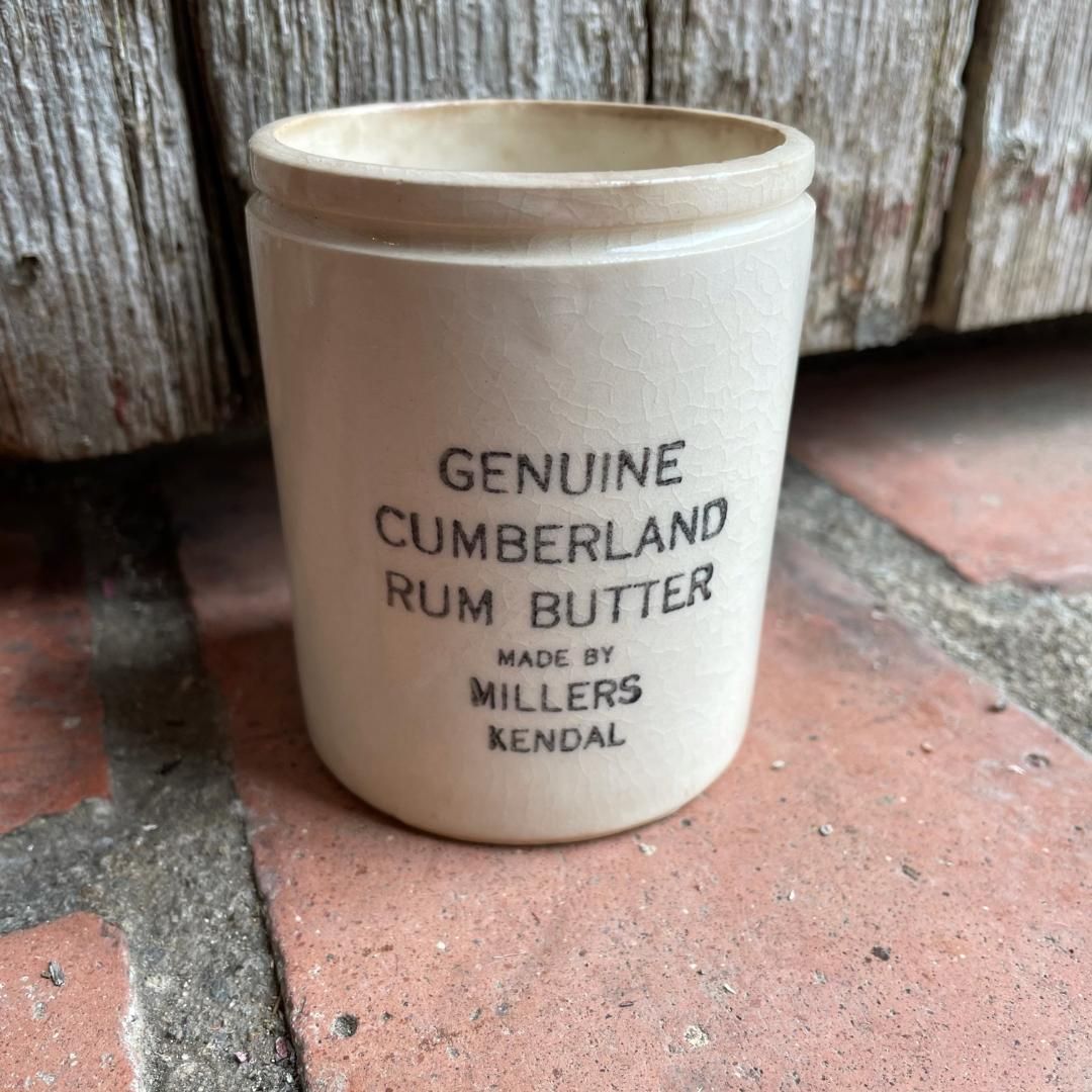 Vintage Rum Butter Pot by Millers Kendal
