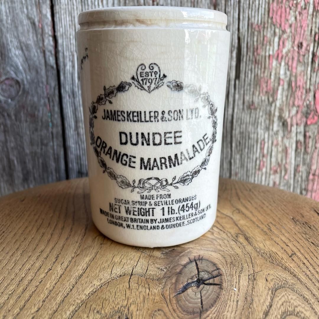 James Keiller 1lb Stoneware Marmalade Jar