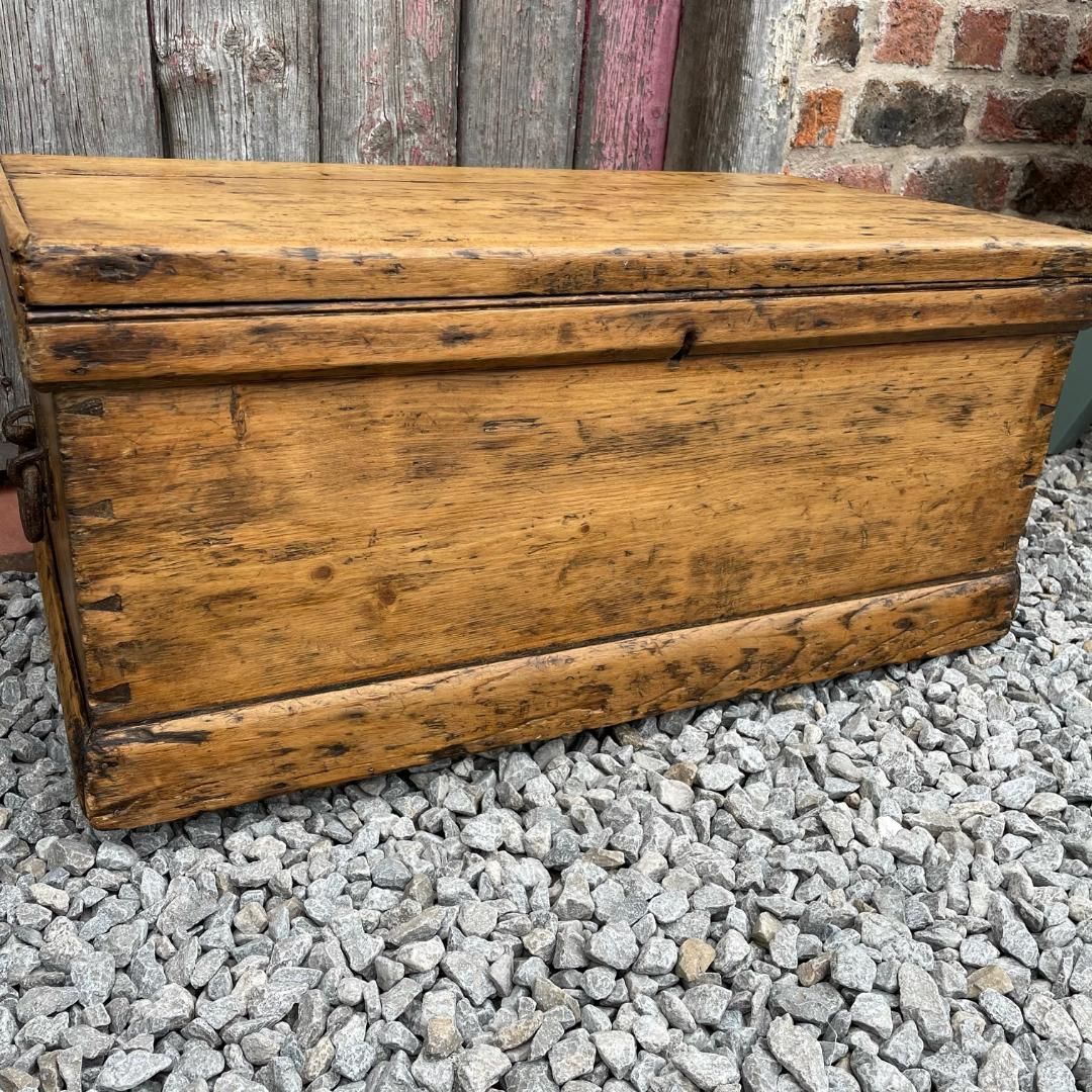 Rustic Antique Pine Chest