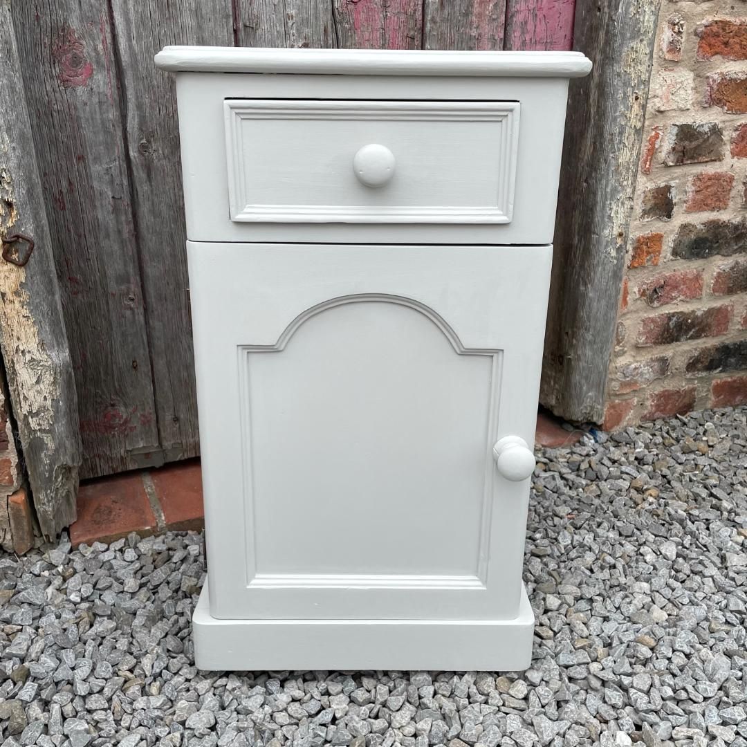 Painted Small Pine Cupboard