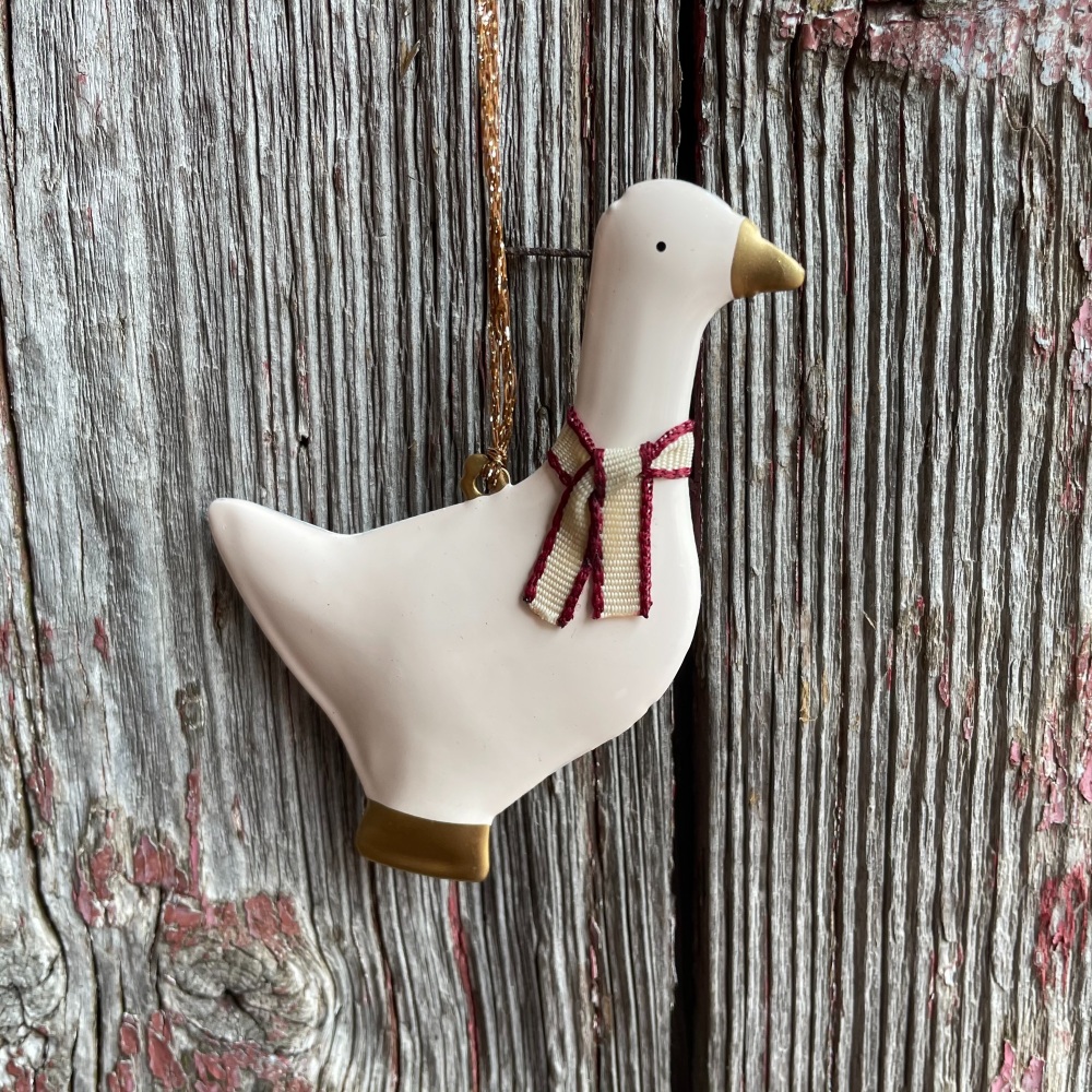 Maileg Metal Goose Ornament