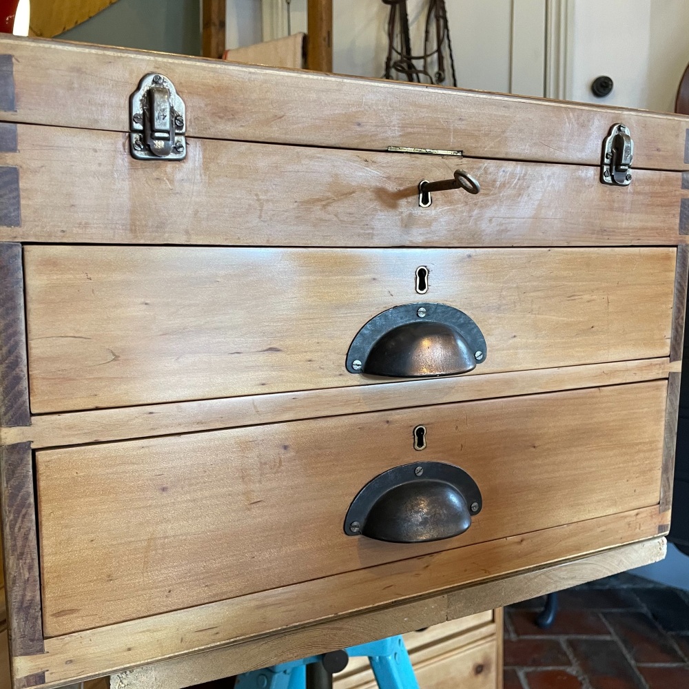 Vintage Drawers with Lift up Lid