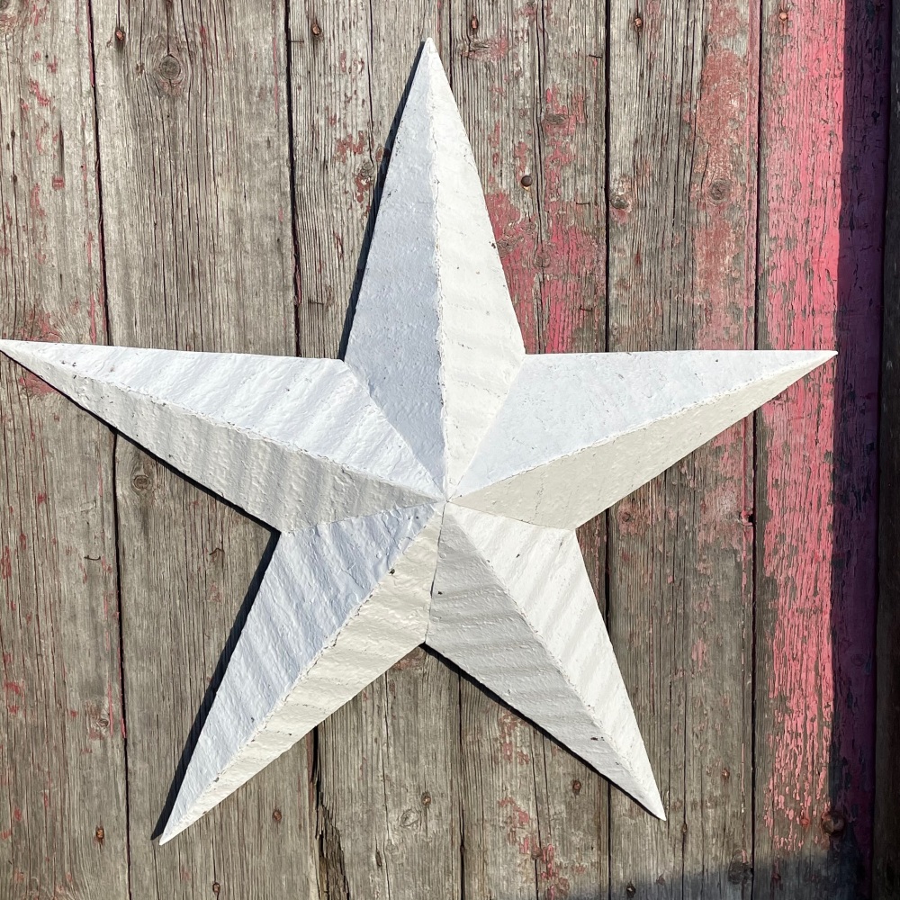 White 18” Amish Barn Star