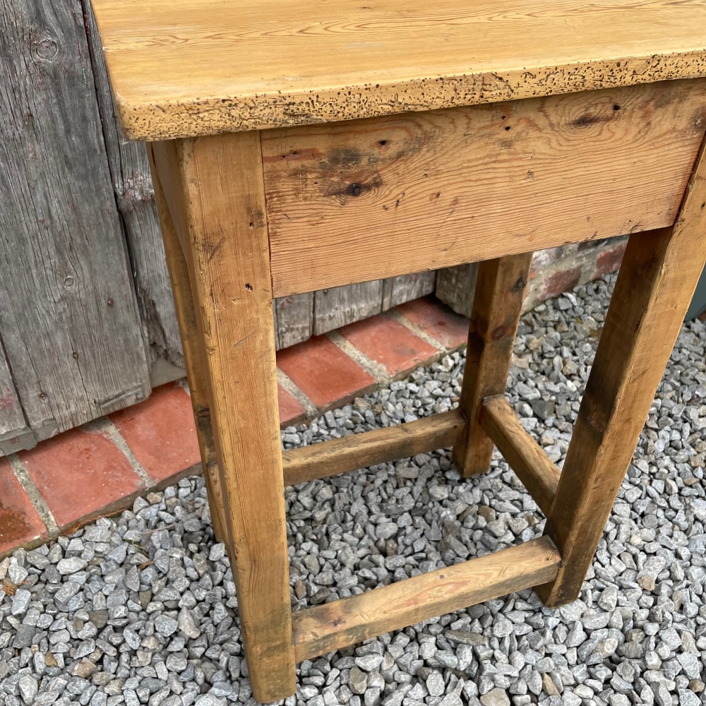 Large Rustic Mill Stool