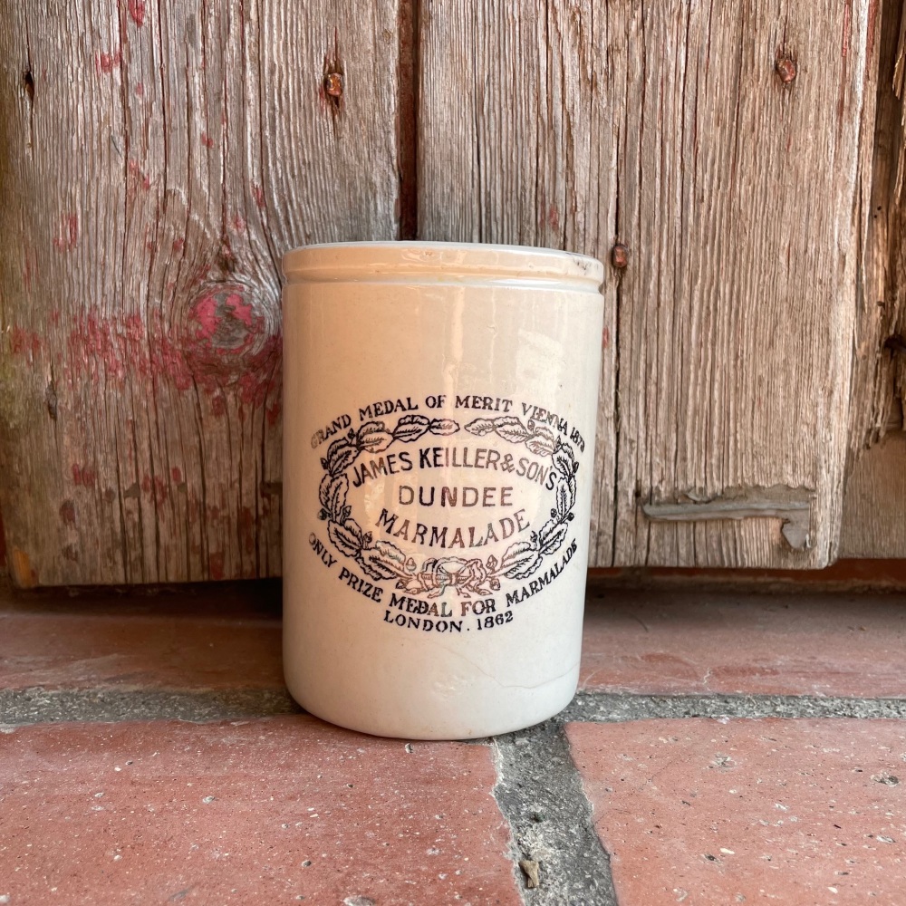 Vintage James Keiller Marmalade Pot (Large)