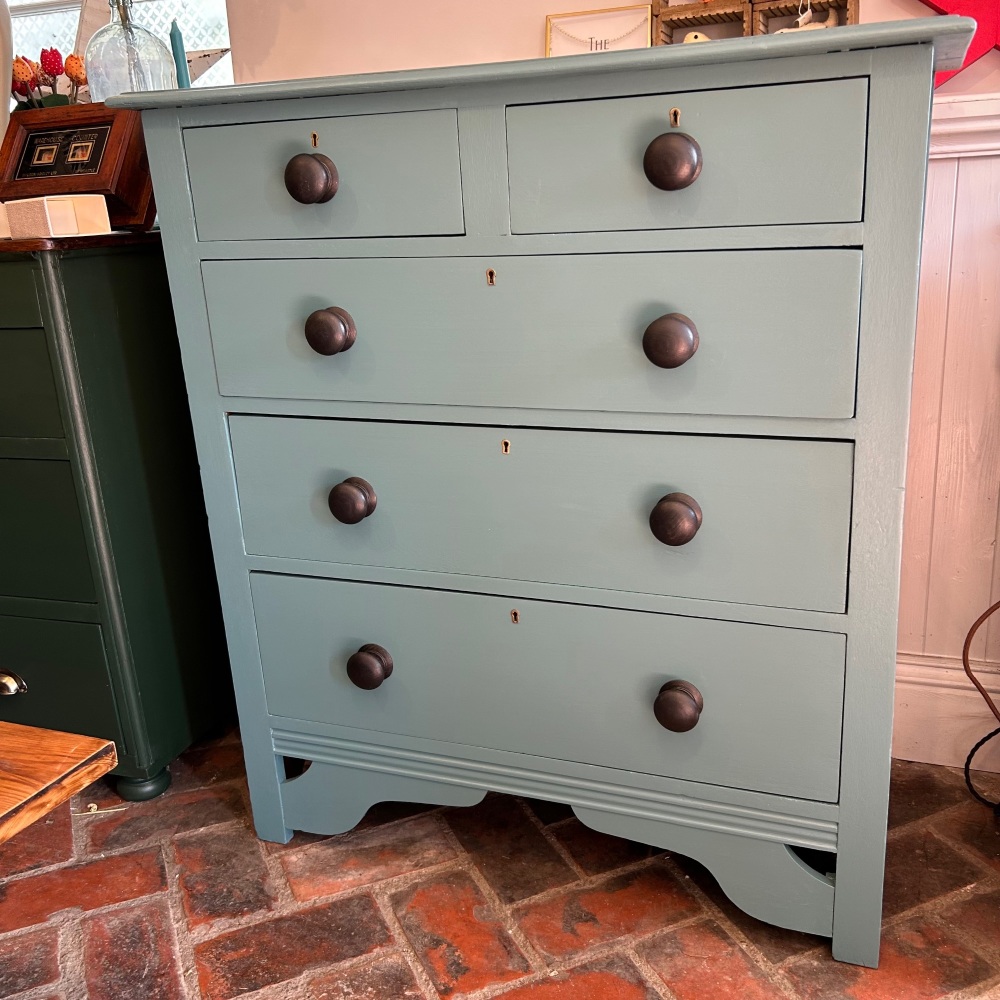 Painted Antique Oak Drawers