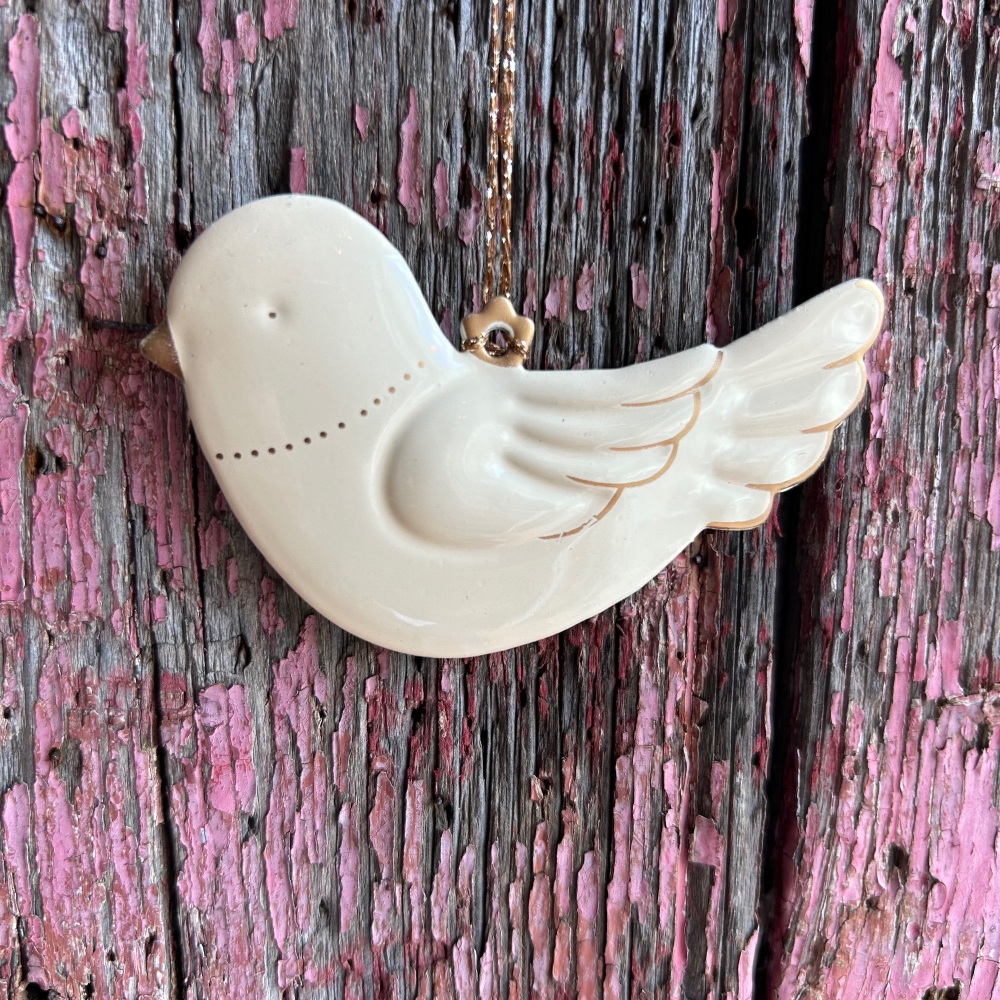 Maileg Metal Dove Ornament