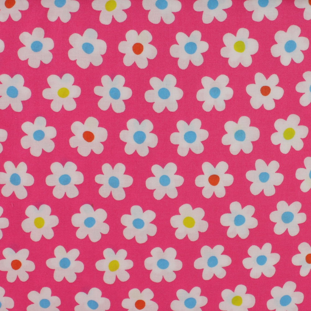 Sevenberry - White Flowers on Pink (£12pm)