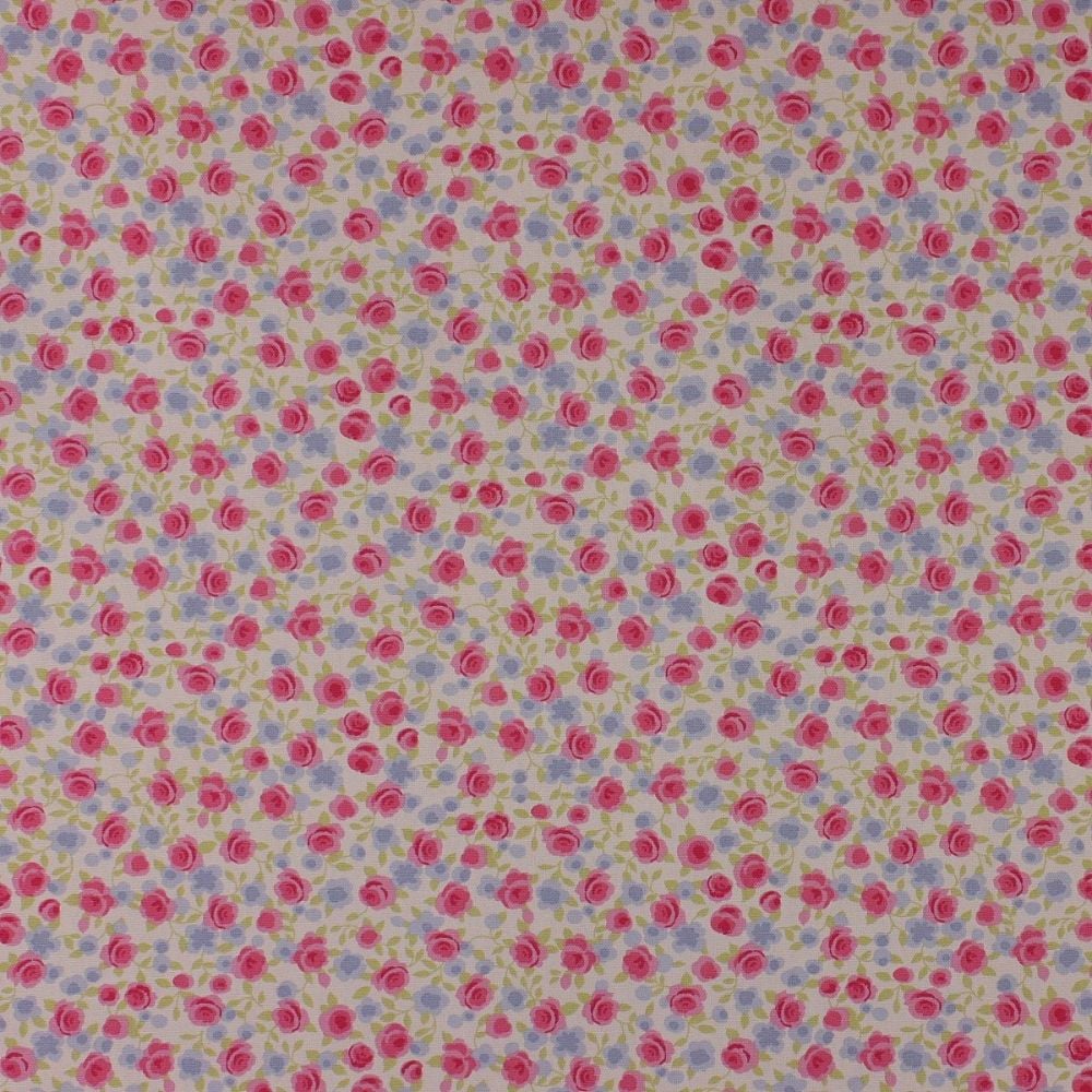 Ditsy Rose - Chintz - Soft Furnishings weight Fabric - priced per metre