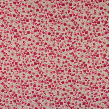 Ditsy Rose - Rose - Soft Furnishings weight Fabric - priced per metre