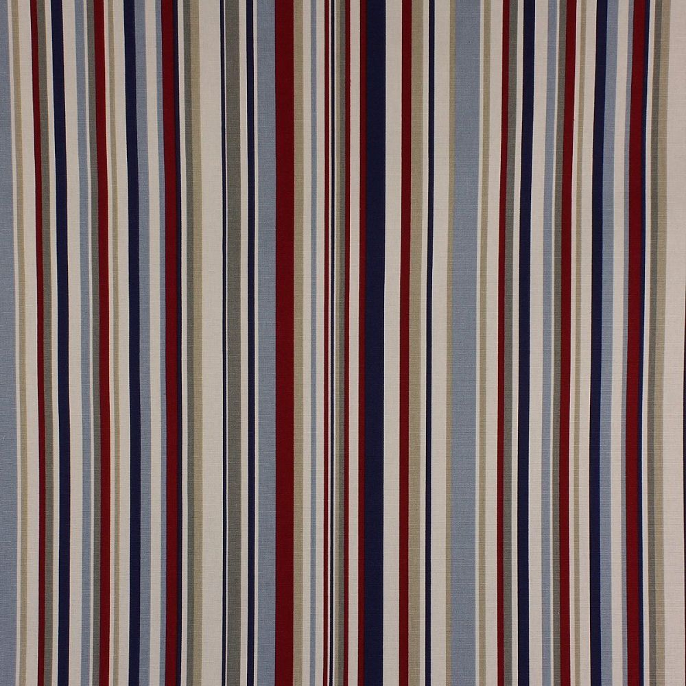 Funky Stripe - Blue - Soft Furnishings weight Fabric - priced per metre