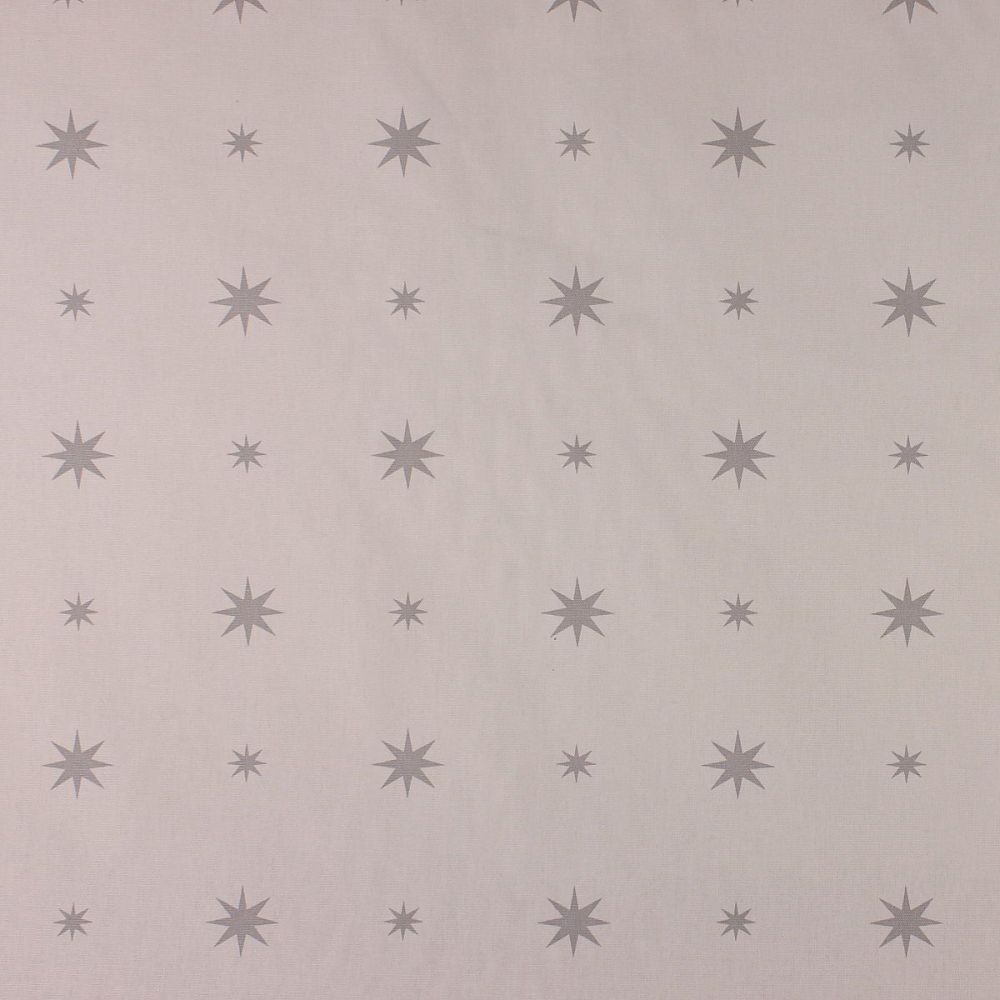 Christmas Starlight - Silver - Soft Furnishings weight Fabric - priced per metre