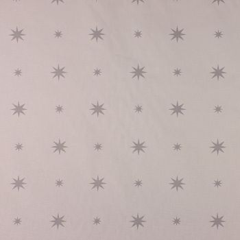 Christmas Starlight - Silver - Soft Furnishings weight Fabric - priced per metre