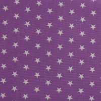 White Stars on Violet (148cm wide fabric) (Â£9pm)