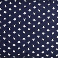 White Stars on Navy (148cm wide fabric) (£9pm)