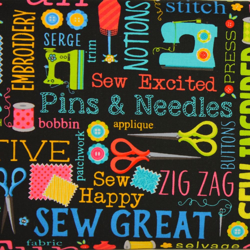 Sew Excited by Benartex