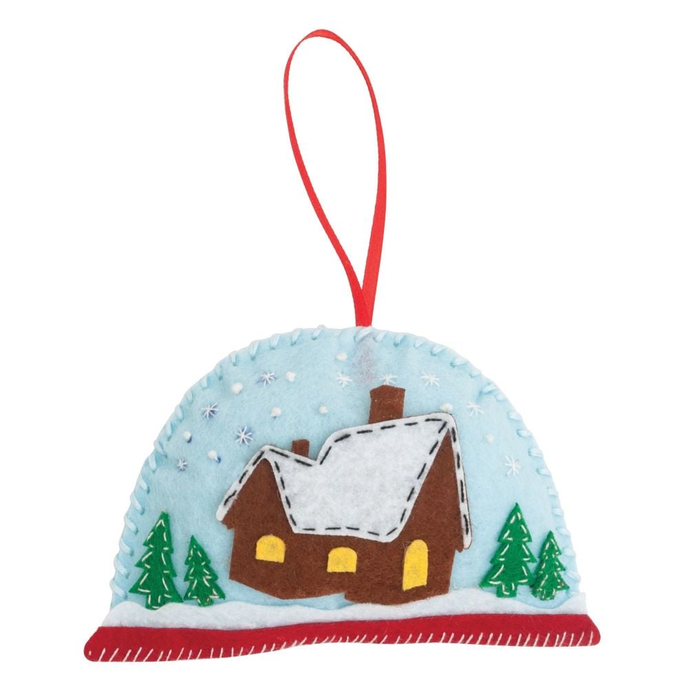 Christmas Snow Globe Felt Kit