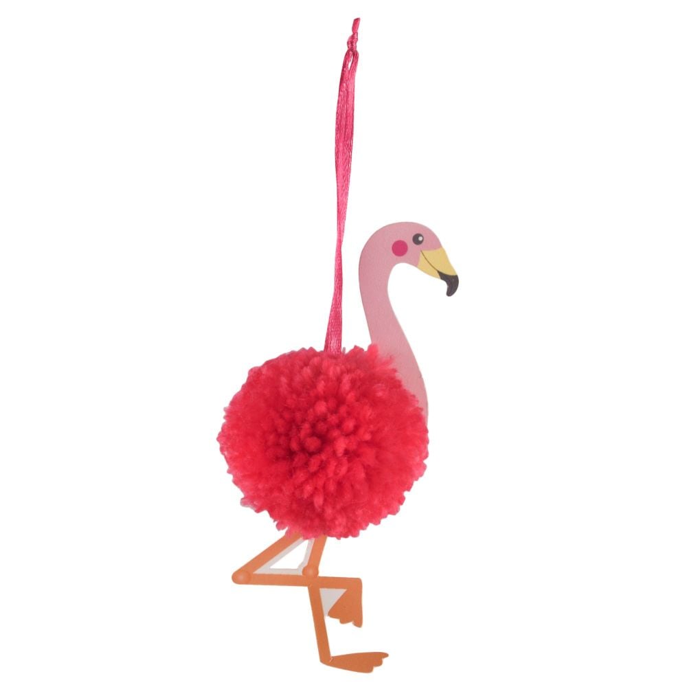 Pom Pom Decoration Kit - Flamingo