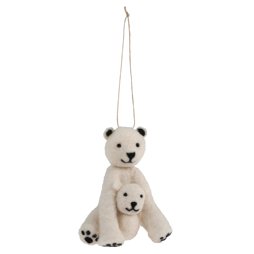 Mini Needle Felting Kit - Polar Bear