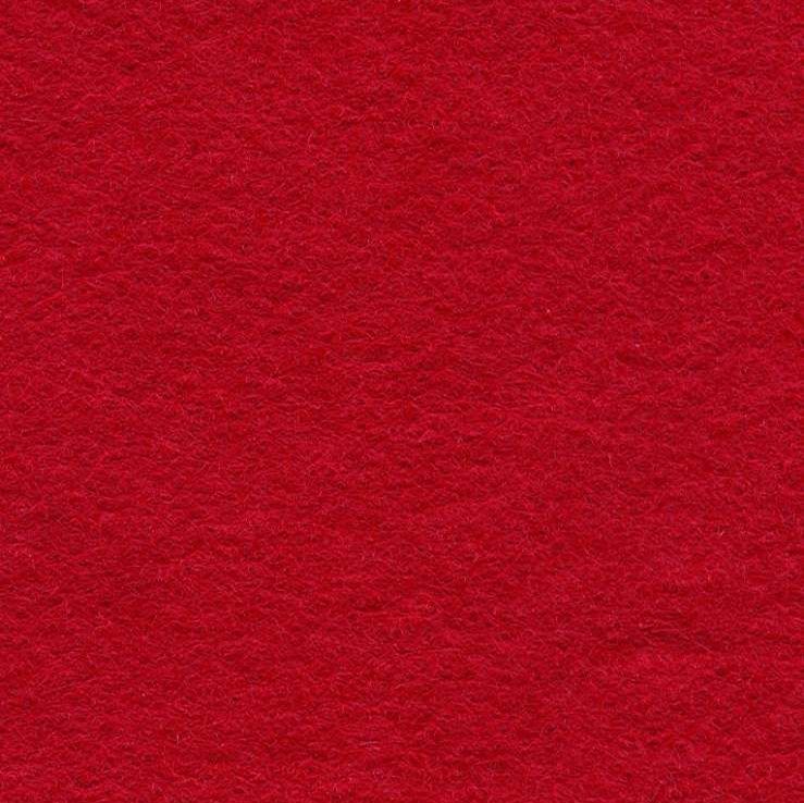 Wool Mix Felt - Crimson