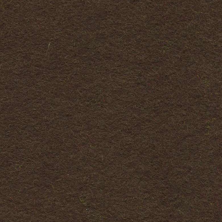 Wool Viscose Mix Felt Fabric 300gsm - Dark Brown