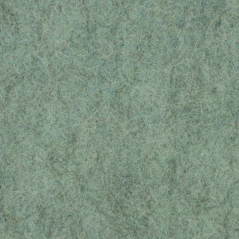 Wool Viscose Mix Felt Fabric 300gsm - Marl Jade
