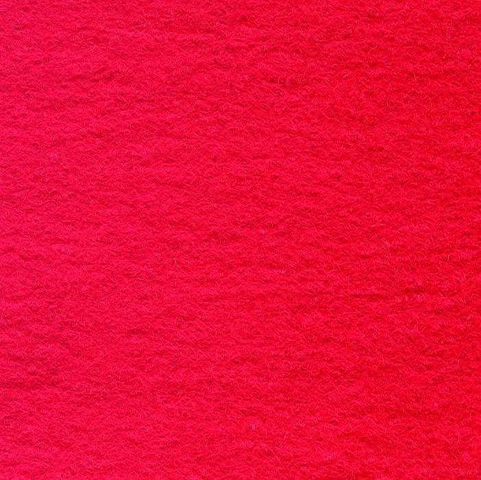 Wool Viscose Mix Felt Fabric 300gsm - Red