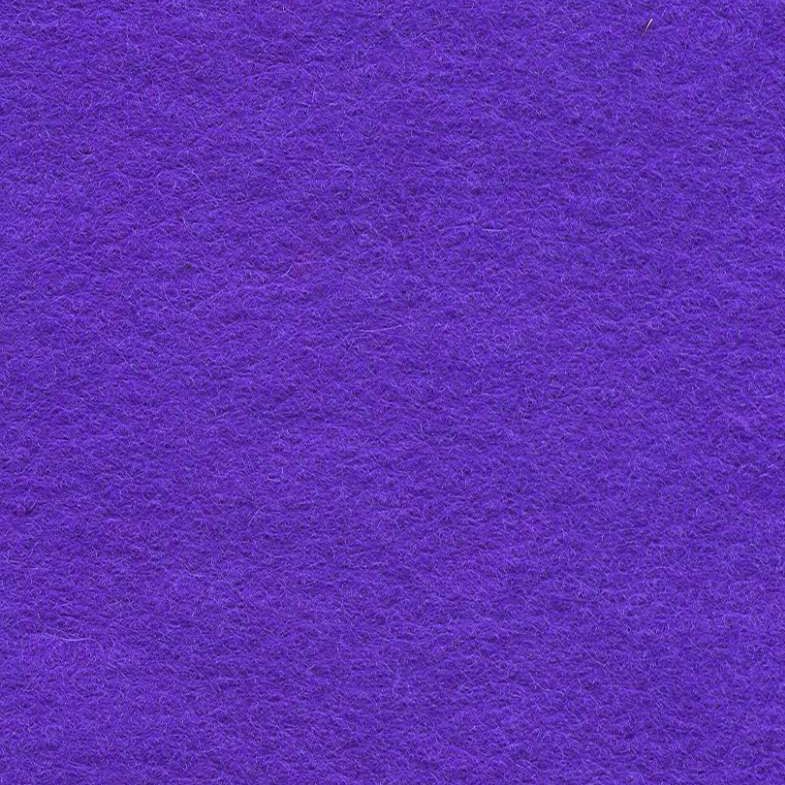 Wool Viscose Mix Felt Fabric 300gsm - Purple
