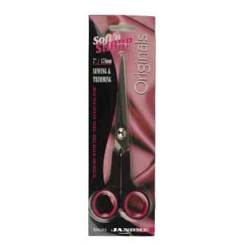 Janome Soft'n Sharp - 7" (178mm) Sewing & Trimming Scissors