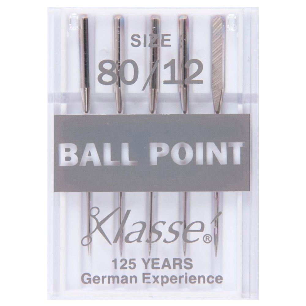 Klasse Machine Needles - Ball Point 80/12