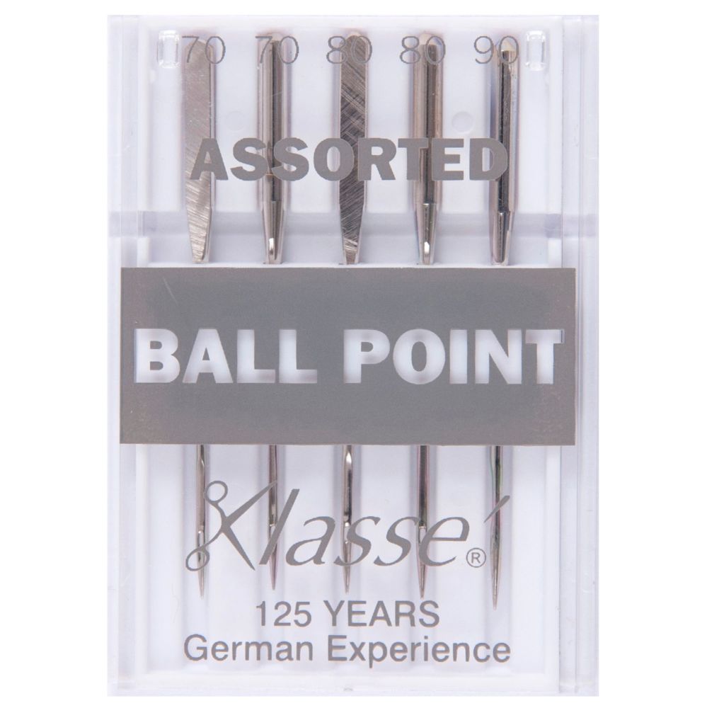 Klasse Machine Needles - Ball Point Assorted