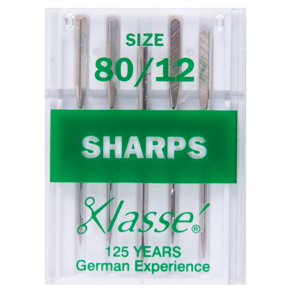 Klasse Machine Needles - Sharps 80/12