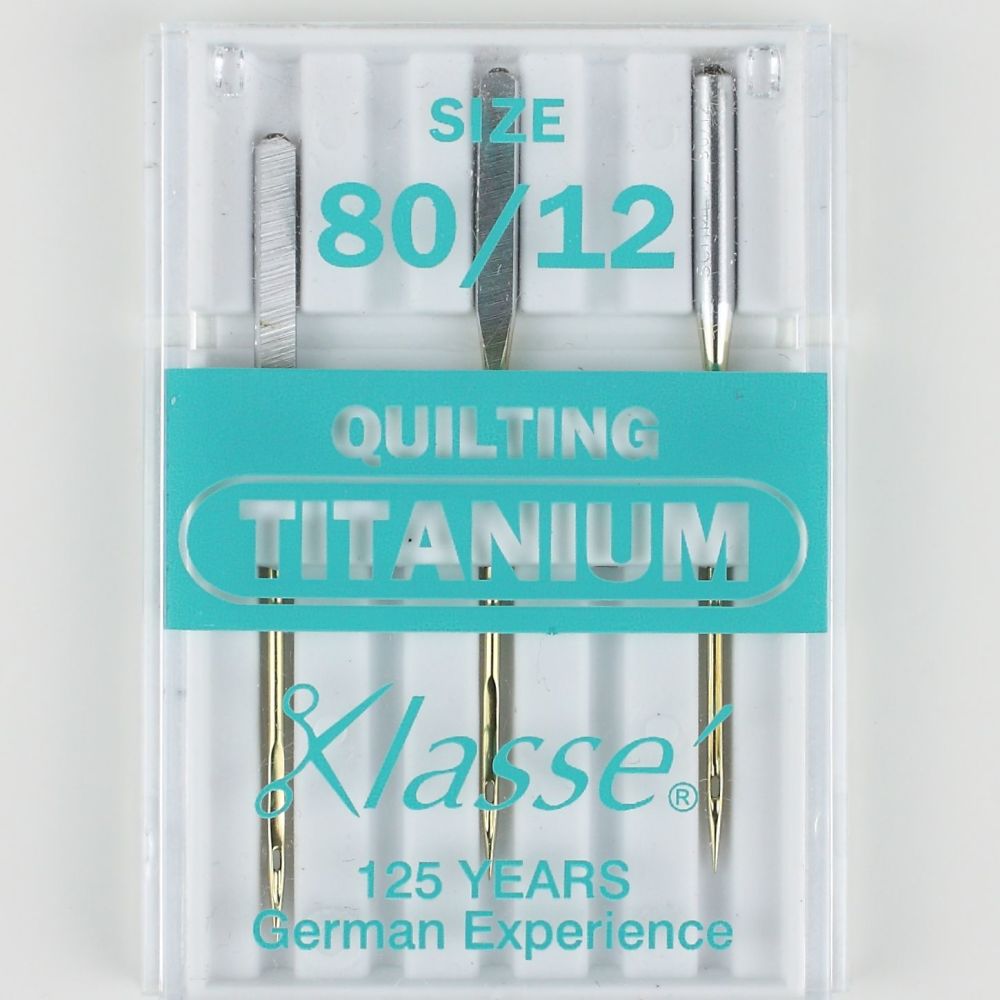 Klasse Machine Needles - Quilting Titanium 80/12