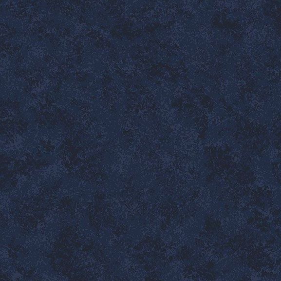 Makower Spraytime on Midnight Blue Remnant 90cm x 110cm
