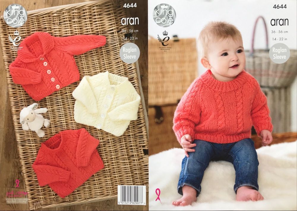 King Cole Pattern 4644 Cardigans & Sweater