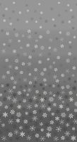 Christmas 21 Scandi - Ombre snowflakes Silver (Â£12pm)