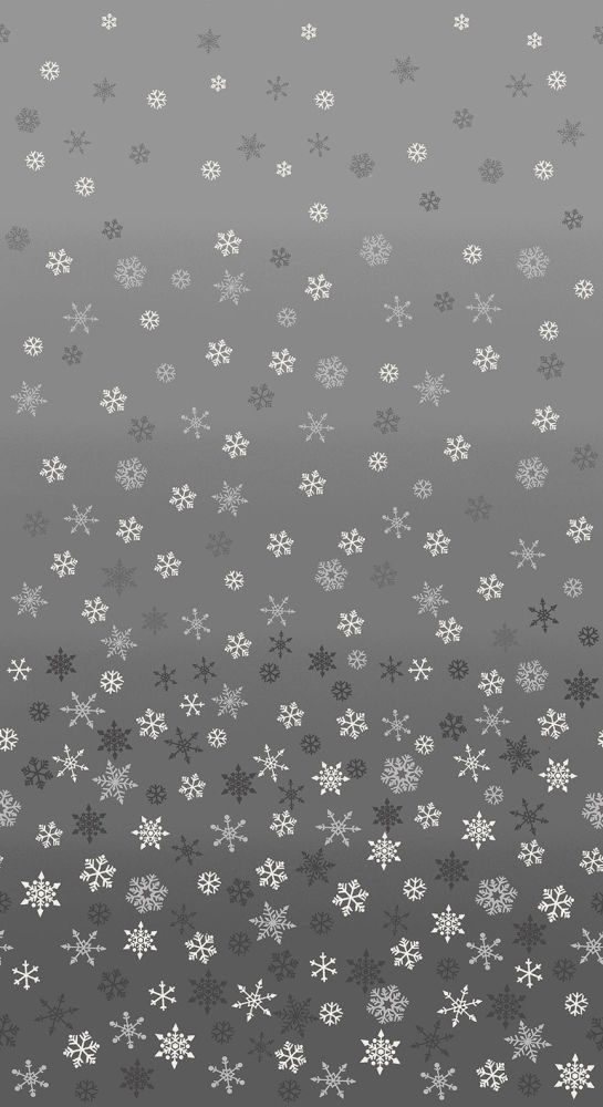 Christmas 21 Scandi - Ombre snowflakes Silver (£12pm)