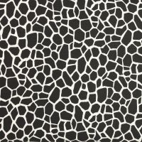 Makower - Around the World - Giraffe Print Black (£12pm)