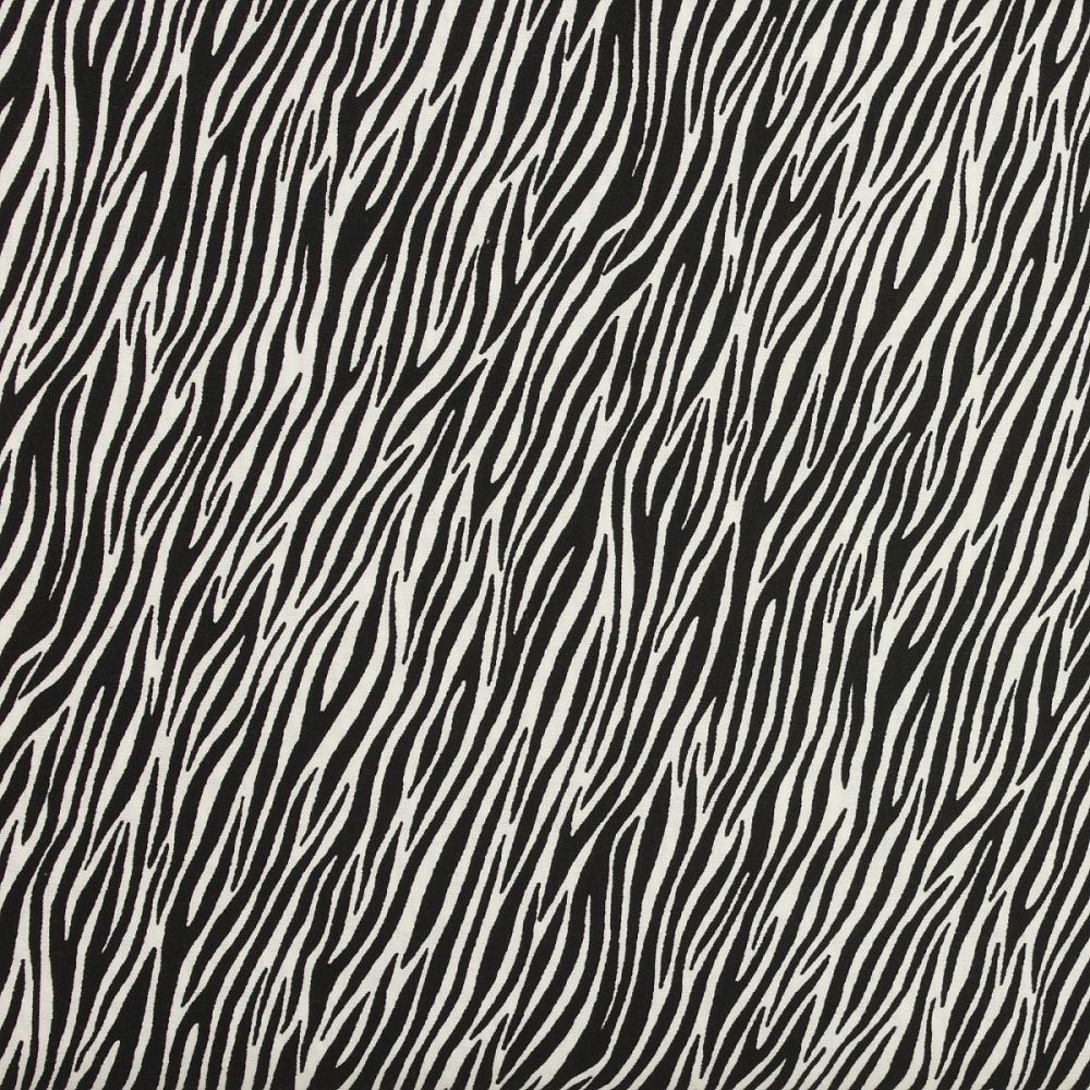 Makower - Around the World - Zebra Print Black (£12pm)