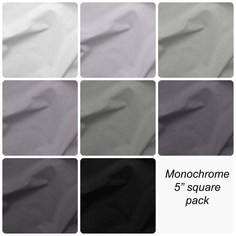 Monochrome 5" Square Pack 