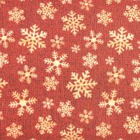 Jinglebell Christmas - Crossroads Snowflake Red (Â£13pm)