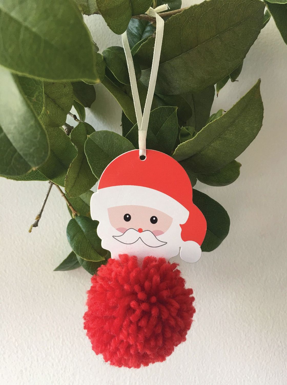 Pom Pom Decoration Kit - Santa / Father Christmas