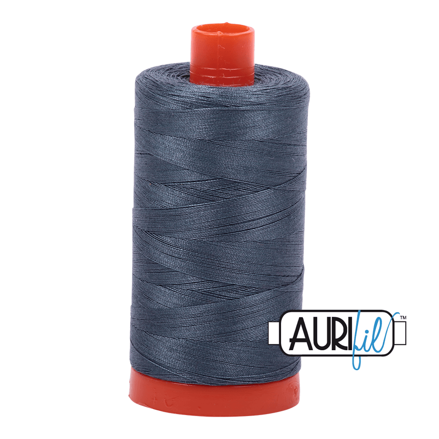Aurifil 50 weight Cotton Thread - Colour 1158 Medium Grey - 1300 metres